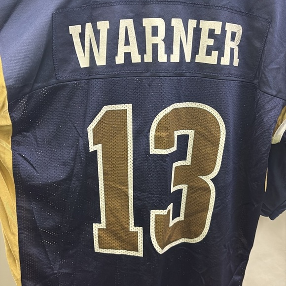 Vintage Kurt Warner St Louis Rams Size XL Puma Jersey - Picture 10 of 12